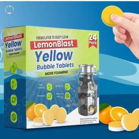 LemonBlast Yellow Bubble Tablets (24pc)
